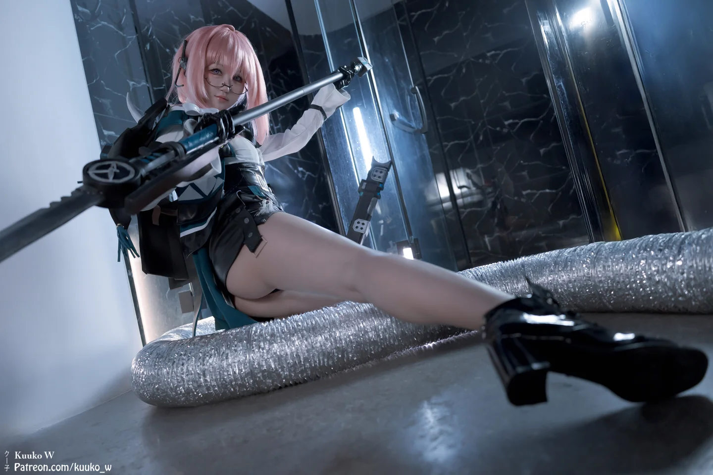 Kuuko_W - Yanagi [28P-170MB] tg@simisebaisi 【丝足阁】006.webp